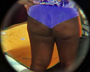 Hidden camera catches neighbor relaxing at home