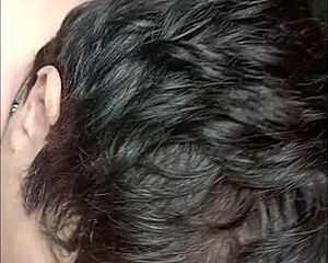 feeling her suck three cocks passionately