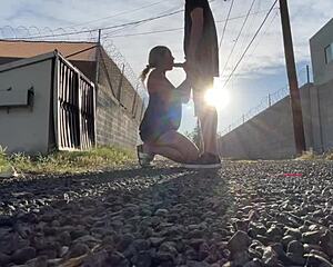 public pussy eating and car sex