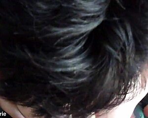 Belle ejaculation on the big tits of bitch Marie. Totally explosive!