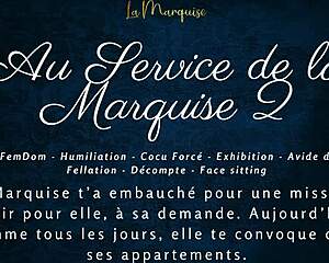 French femdom marquise commands jerk off instructions