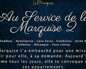 French femdom marquise commands jerk off instructions