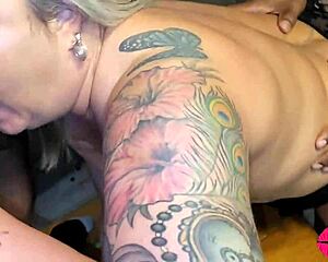 Davina Raines gets dominated by two massive black cocks in a wild threesome