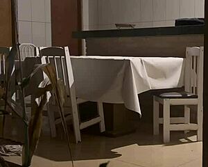 Brazilian Novinha with Tattoo Enjoys Hidden Moments