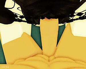 Young french girl gets monster in trailer