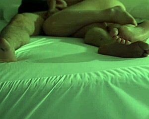 Amateur Couple's Rough Foreplay And Facial