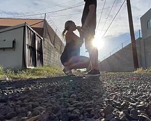 public pussy eating and car sex