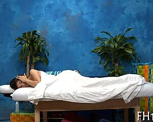 Erotic sex massage with sensual touches and deep relaxation.