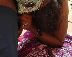 साली के साथ सेक्स मैच: indian wife goes hardcore with wet anal pounding
