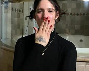 man, my latina babe loves deepthroating like a pro!