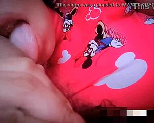 Dude offers oral pleasure to latina with big cock