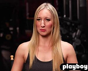 Big Tits Blonde Milf Riley Reyes Stretches With Sexy Babe Sarati.