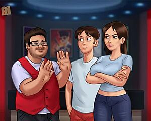 Big tits bounce in summertime saga 190!