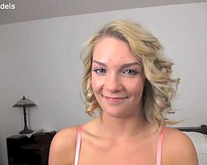 Ally Brooks receives messy facial in hot POV