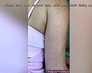 Harmonious guy has regular bikini depilation with pleasure