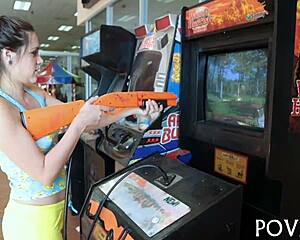 Zoe Foxx gives pov blowjob and fucking