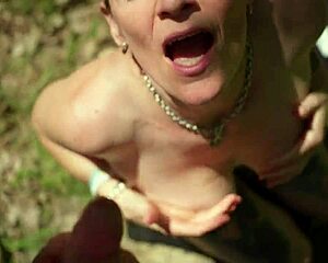 Milf hiker craves anal in wild outdoor encounter.