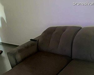 Bruna Silva Hotwife Gets Anal Humiliation While Her Husband Works