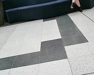Trashy Kiwi slut struts her stuff at the mall. She’s flashing on a busy public street too.