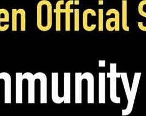 Maggie Green explores her plump body.