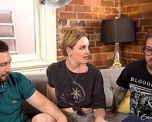 Charlie Forde dicked hard in wild 3some with Lucky David!