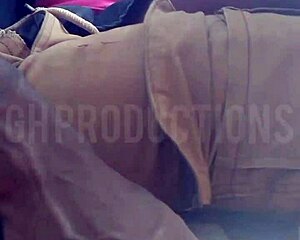 Up Skirt Tease with African Teen 18+ Slut at Park. Public Play Turns Wild?