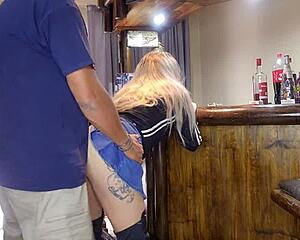 Woman Will Always Cheat Cute Blonde Lifting Her Skirt For A Quickie In The Gym