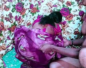 Look At This Beautiful Desi Bhabhi Having Sex With Her Brother-In-Law In Red Saree!