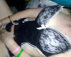 Horny Girl Fingers Pussy to Intense Orgasm