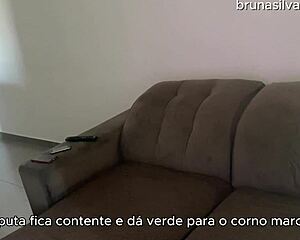 Bruna Silva Hotwife Gets Anal Humiliation While Her Husband Works