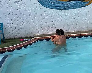 I licked a stranger's pussy outdoors at the public pool!