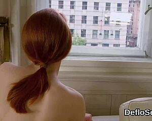 Amazing teen 18+ie pleasures spread until she is climaxing