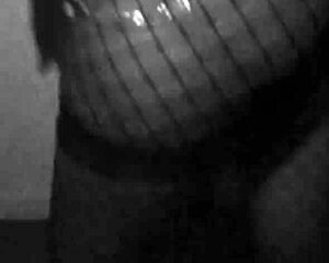 hotwife dancing on halloween, choosing between sweet treats or naughty tricks with her big ass and small tits in cosplay