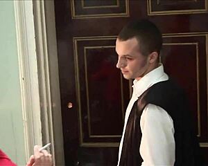 Rough anal sex with slut