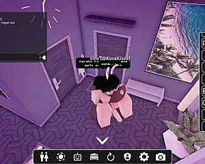 found a wild bbc slut in roblox blacked, watched her get taken hard by a massive guy.