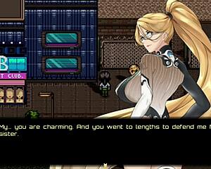 She battles with a tough Karen sister in a wild brothel game.