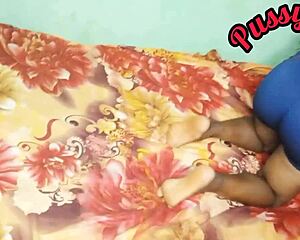 Ebony bbw swallows big cock in deepthroat! Watch her pussy licked!