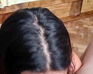 Beautiful Argentinian teen sucks dick in amateur sex