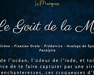 Did you taste the sea with this French mermaid blowjob audio?