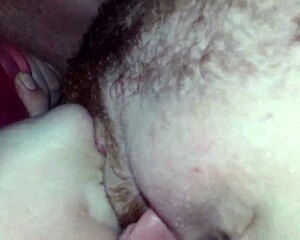 wife moans, double dicking me with that dildo feels so horny