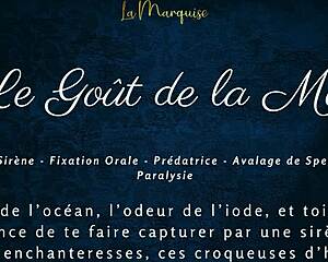 Did you taste the sea with this French mermaid blowjob audio?