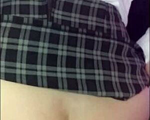 naughty latina teen gets convinced by director for school fuck, squirting and creampie oh no 😱