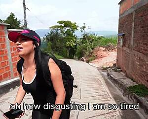 Big ass Latina gets rescued and fucked