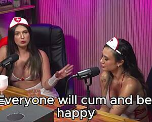 hanging out with the hot girls at the party