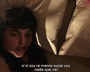 mi hermanastro me face fucks after our wrestling playtime