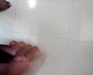 Me stroking my penis.