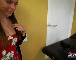 hey, check this brunette coed cloe sucking and getting deeply fucked