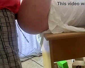 I Love Close Up Office Table Fucks