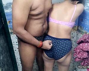 Indian Bhabhi Handjob Husband Cum