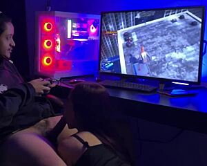 My wife’s competing against Spider-Man 2 with wild energy